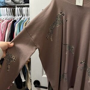 Entro Mauve Knit Sweater